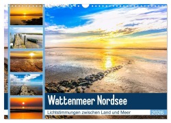 Cover-Bild zum Titel 'Wattenmeer Nordsee - Lichtstimmungen zwischen Land und Meer (Wandkalender 2026 DIN A3 quer), CALVENDO Monatskalender' von 'Andrea Dreegmeyer'