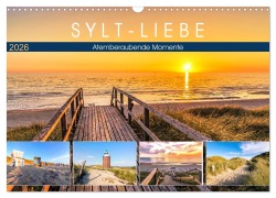 Cover-Bild zum Titel 'SYLT-LIEBE Atemberaubende Momente (Wandkalender 2026 DIN A3 quer), CALVENDO Monatskalender' von 'Andrea Dreegmeyer'