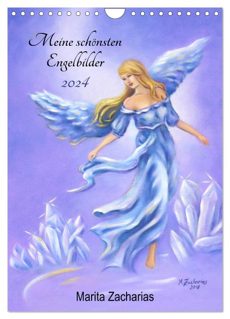 Meine schönsten Engelbilder - Marita Zacharias (Wandkalender 2024 DIN A4 hoch), CALVENDO Monatskalender - Marita Zacharias