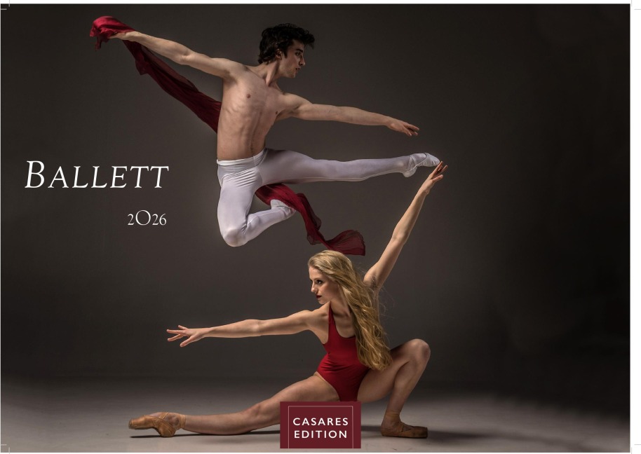 Ballett Kalender 2026 35x50cm Grosses Format - Eleganter Ballett Kalender - Ästhetik & Ballettkunst für jeden Monat - 
