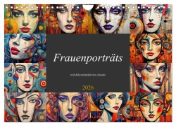Cover-Bild zum Titel 'Frauenporträts mit dekonstruktivem Ansatz (Wandkalender 2026 DIN A4 quer), CALVENDO Monatskalender' von 'Werner Braun'