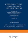 Cover-Bild zum Titel 'Wissenschaftliche Anwendungen der Photographie' von 'Na Albada, Na Liesegang, Na Davidson, Na Bernheimer'