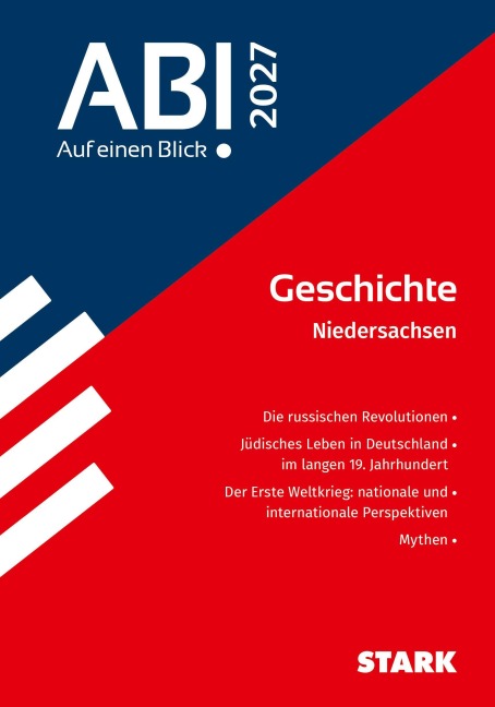 STARK Geschichte - Abi - Auf einen Blick! 2027 Niedersachsen - 