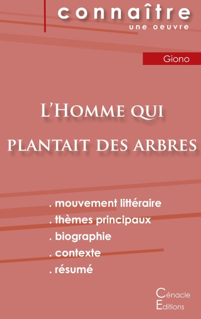 Fiche de lecture L'Homme qui plantait des arbres de Jean Giono (Analyse littéraire de référence et résumé complet) - Jean Giono