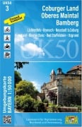 Cover-Bild zum Titel 'UK50-3 Coburger Land, Oberes Maintal, Bamberg' von ''
