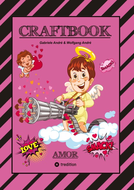 CRAFTBOOK - LIEBEVOLLE AUSMALMOTIVE - BASTELVORSCHLÄGE - GESCHENKEIDEEN - KNIFFLIGE RÄTSEL UND AUFGABEN - LUSTIGE TIERE - KIDS - PÄRCHEN - Gabriele André, Wolfgang André