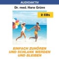 Cover-Bild zum Titel 'Einfach zuhören und schlank werden und bleiben. 2 CDs' von 'Hans Grünn'