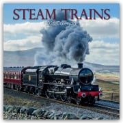 Steam Trains - Dampfeisenbahnen 2026 - 16-Monatskalender - Gifted Stationery Co. Ltd