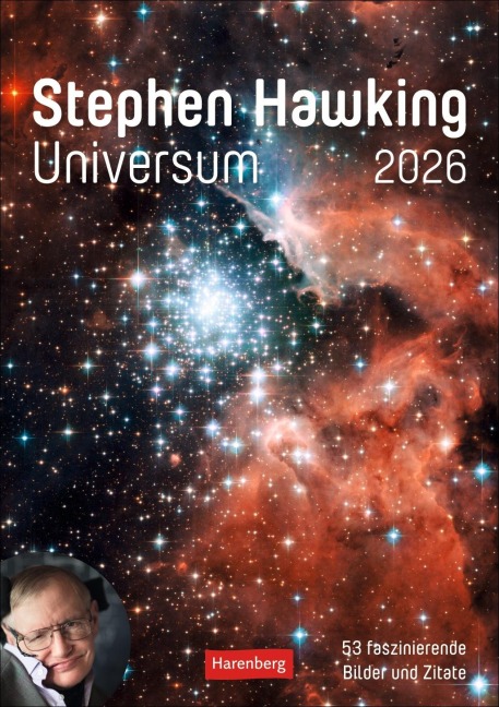 Stephen Hawking - Universum Wochenplaner 2026 - 53 faszinierende Bilder und Zitate - Stephen Hawking