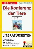 Cover-Bild zum Titel 'Die Konferenz der Tiere - Literaturseiten' von 'Ulrike Stolz, Lynn S Kohl'