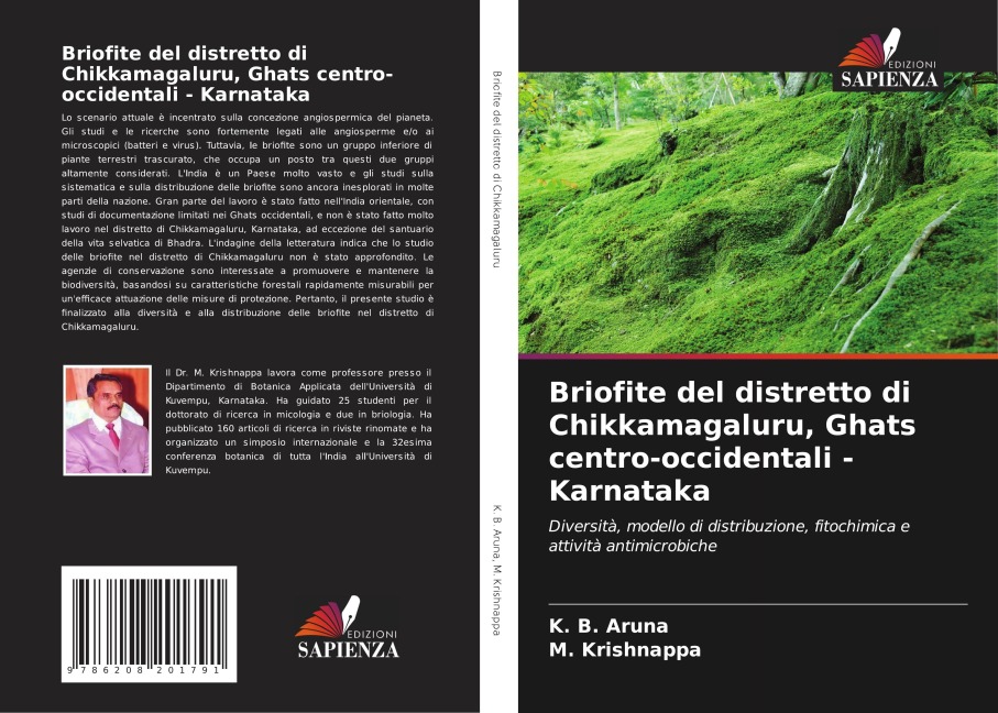 Briofite del distretto di Chikkamagaluru, Ghats centro-occidentali - Karnataka - K. B. Aruna, M. Krishnappa