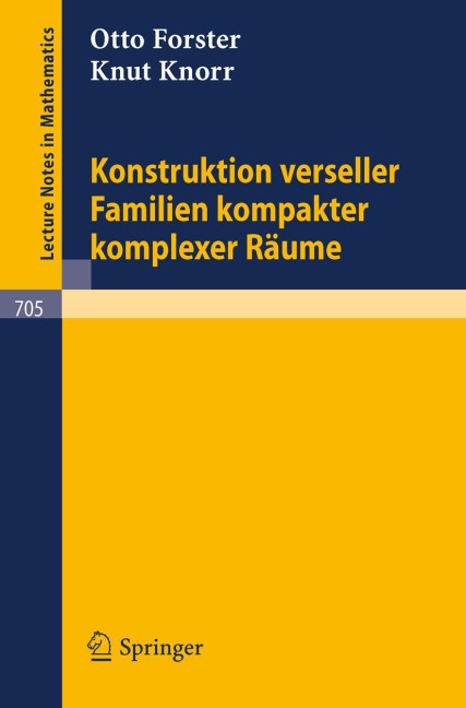 Konstruktion verseller Familien kompakter komplexer Räume - Otto Forster, Knut Knorr