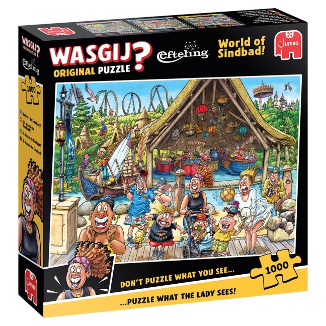Wasgij Efteling - World of Sindbad - Puzzle 1000 Teile - 