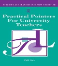 Cover-Bild zum Titel 'Practical Pointers for University Teachers' von 'Bill Cox'