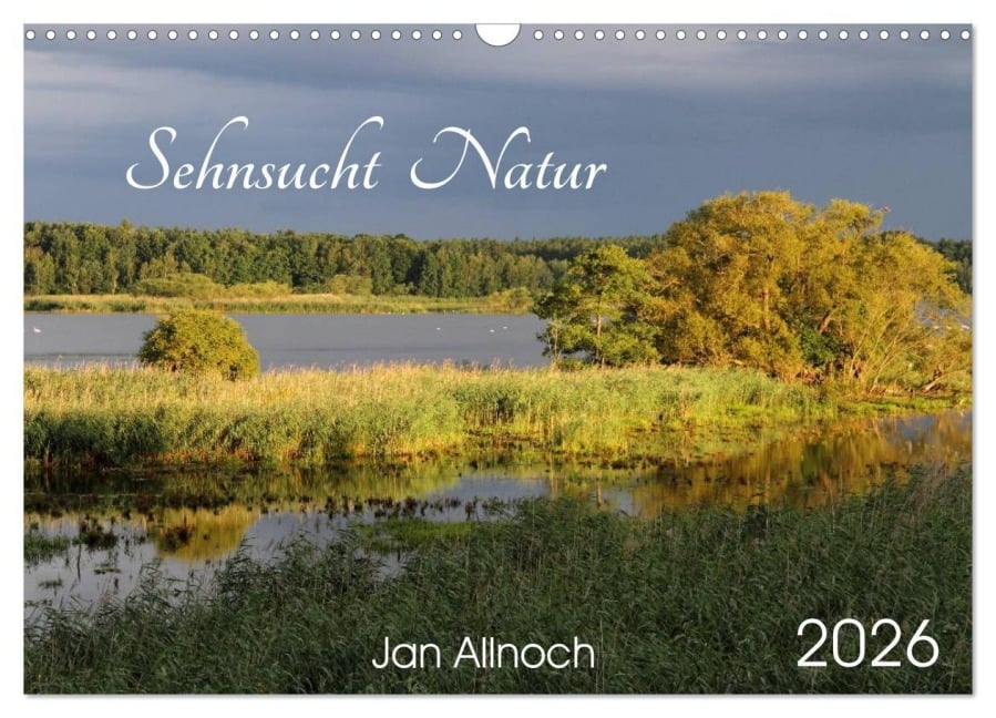 Sehnsucht Natur (Wandkalender 2026 DIN A3 quer), CALVENDO Monatskalender - Jan Allnoch
