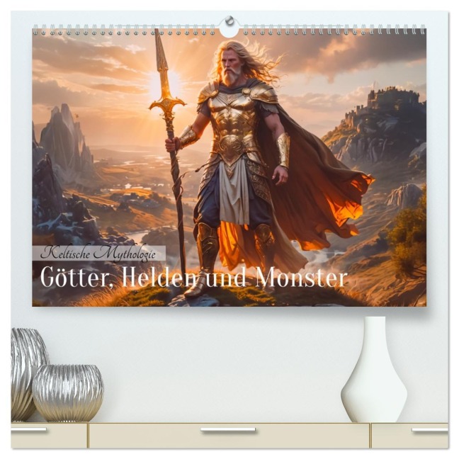 Keltische Mythologie - Götter, Helden und Monster (hochwertiger Premium Wandkalender 2026 DIN A2 quer), Kunstdruck in Hochglanz - Sell Pixs:Sell