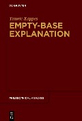 Cover-Bild zum Titel 'Empty-Base Explanation' von 'Yannic Kappes'