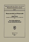 Cover-Bild zum Titel 'Wasserwirtschaft und Wasserrecht' von 'Edmund Hartig'