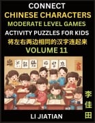 Cover-Bild zum Titel 'Moderate Level Chinese Character Puzzles for Kids (Volume 11)' von 'Jiatian Li'