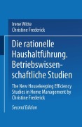 Cover-Bild zum Titel 'Die rationelle Haushaltführung' von 'Irene Witte'