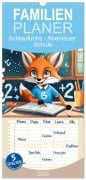 Familienplaner 2026 - Schlaufuchs - Abenteuer Schule mit 5 Spalten (Wandkalender, 21 x 45 cm) CALVENDO - Sell Pixs:Sell
