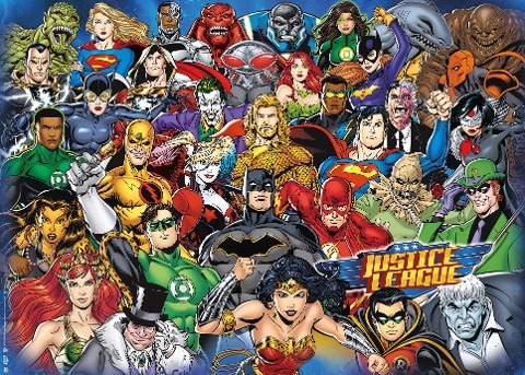 Erwachsenenpuzzle 1000 Teile - Challenge DC Comics - 