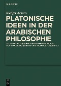 Cover-Bild zum Titel 'Platonische Ideen in der arabischen Philosophie' von 'Rüdiger Arnzen'