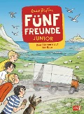 Cover-Bild zum Titel 'Fünf Freunde JUNIOR - Den Räubern auf der Spur' von 'Enid Blyton'