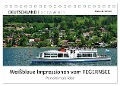 Weißblaue Impressionen vom Tegernsee (Tischkalender 2025 DIN A5 quer), CALVENDO Monatskalender - Dieter Wilczek
