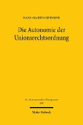 Cover-Bild zum Titel 'Die Autonomie der Unionsrechtsordnung' von 'Hans-Martin Reissner'