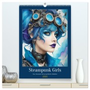 Cover-Bild zum Titel 'Steam-Punk-Girls - Eine charmante und sympathische Subkultur (hochwertiger Premium Wandkalender 2026 DIN A2 hoch), Kunstdruck in Hochglanz' von 'Jean-Louis Glineur'