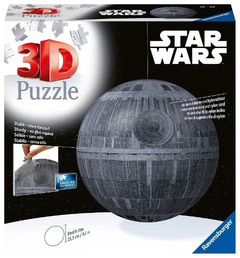 Ravensburger 3D Puzzle 11555 - Star Wars Todesstern - 540 Teile - Puzzleball für Erwachsene und Kinder ab 10 Jahren - 