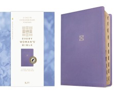 Cover-Bild zum Titel 'KJV Every Woman's Bible, Filament Enabled (Leatherlike, Periwinkle Purple, Indexed, Red Letter)' von ''