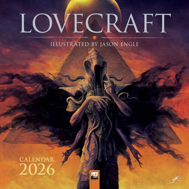 Lovecraft by Jason Engle 2026 - Original Flame Tree Publishing-Kalender [Kalender] - Tree Flame