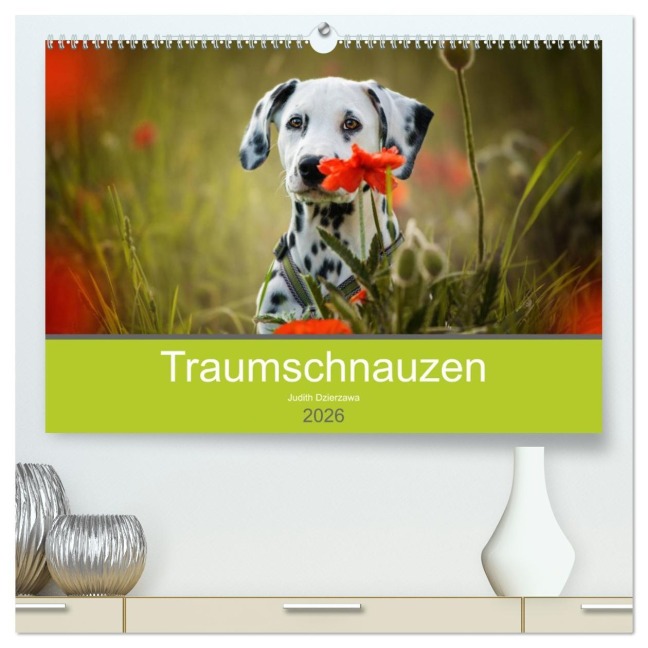Traumschnauzen (hochwertiger Premium Wandkalender 2026 DIN A2 quer), Kunstdruck in Hochglanz - Judith Dzierzawa