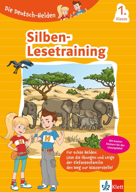 Die Deutsch-Helden: Silben-Lesetraining 1. Klasse - 