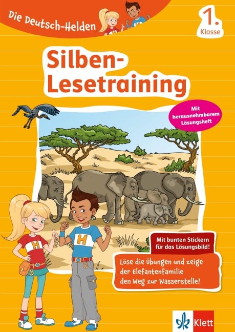 Die Deutsch-Helden: Silben-Lesetraining 1. Klasse - 