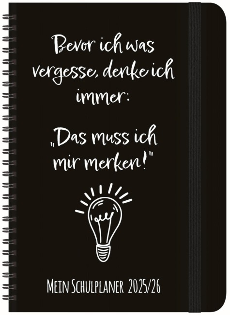 Schülerkalender Merk ich mir 2025/2026 - 