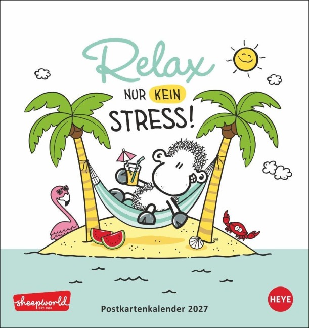 sheepworld Postkartenkalender 2027 - 