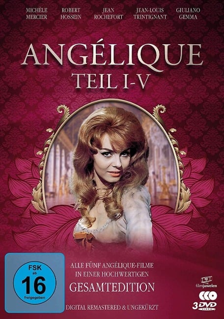 Angélique I-V - Gesamtedition (Alle 5 Filme - digital remastered). 3 DVDs - 