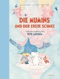 Cover-Bild zum Titel 'Die Mumins und der erste Schnee' von 'Cecilia Davidsson, Alex Haridi'
