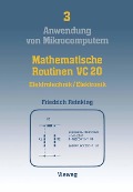 Cover-Bild zum Titel 'Mathematische Routinen VC 20' von 'Ernst Friedrich Reinking'