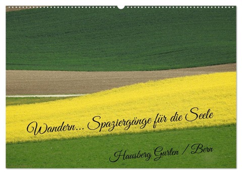 Wandern - Spaziergänge für die Seele Hausberg Gurten/ Bern (Wandkalender 2024 DIN A2 quer), CALVENDO Monatskalender - Susan Michel