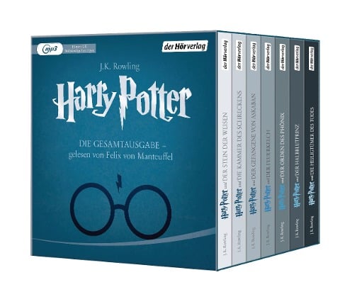 Harry Potter - Die Gesamtausgabe - gelesen von Felix von Manteuffel - Joanne K. Rowling