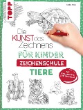 Cover-Bild zum Titel 'Die Kunst des Zeichnens für Kinder Zeichenschule - Tiere' von 'Gecko Keck'