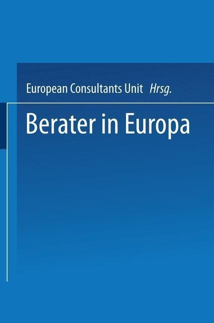 Berater in Europa - E. C. U. European Consultants Unit