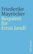 Cover-Bild zum Titel 'Requiem für Ernst Jandl' von 'Friederike Mayröcker'