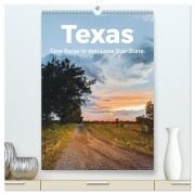 Cover-Bild zum Titel 'Texas - Eine Reise in den Lone Star State. (hochwertiger Premium Wandkalender 2026 DIN A2 hoch), Kunstdruck in Hochglanz' von 'M. Scott'