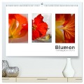 Blumen Trilogien (hochwertiger Premium Wandkalender 2025 DIN A2 quer), Kunstdruck in Hochglanz - Christiane Calmbacher