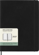 Cover-Bild zum Titel 'Moleskine 12 Monate Wochen Notizkalender 2027, XL, 1 Wo = 1 Seite, rechts linierte Seite, Weicher Einband, Schwarz' von ''